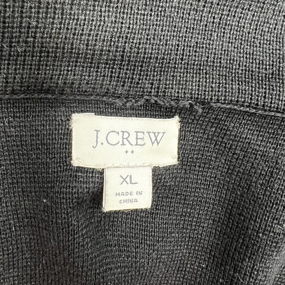 J. Crew Knit Sweater Black Blazer - Picture 3 of 9